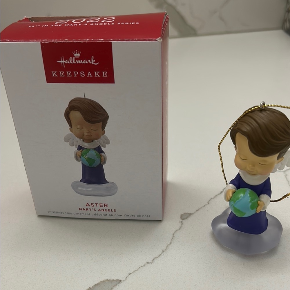 Hallmark Keepsake Mary’s Angels Series - #35 - 2022 ‘Aster’ Ornament